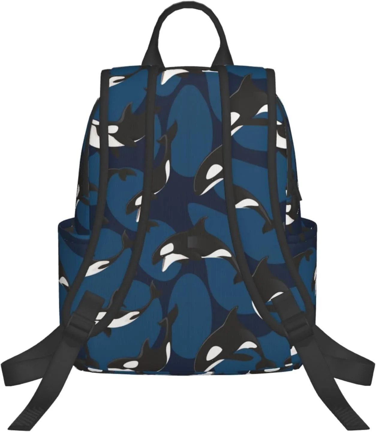 RIMENCH College Backpack Lightweight Travel Rucksack ocean orca killer whale Casual Daypack For Men Women