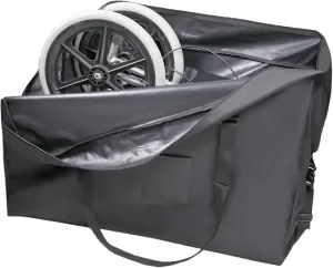 Rollators Storage Bag for Folding Wheelchair & Transport Chair - 600D Heavy Duty Walker Handbag Accessories for Disabled & Handicap (37"L x 13"W x 30"H)