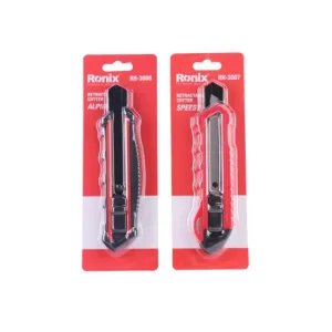 Ronix Rh-3007 Rh-300818mm Sharp Blade Retractable Tactical Knife Mini Paper Cutter Pocket Knife