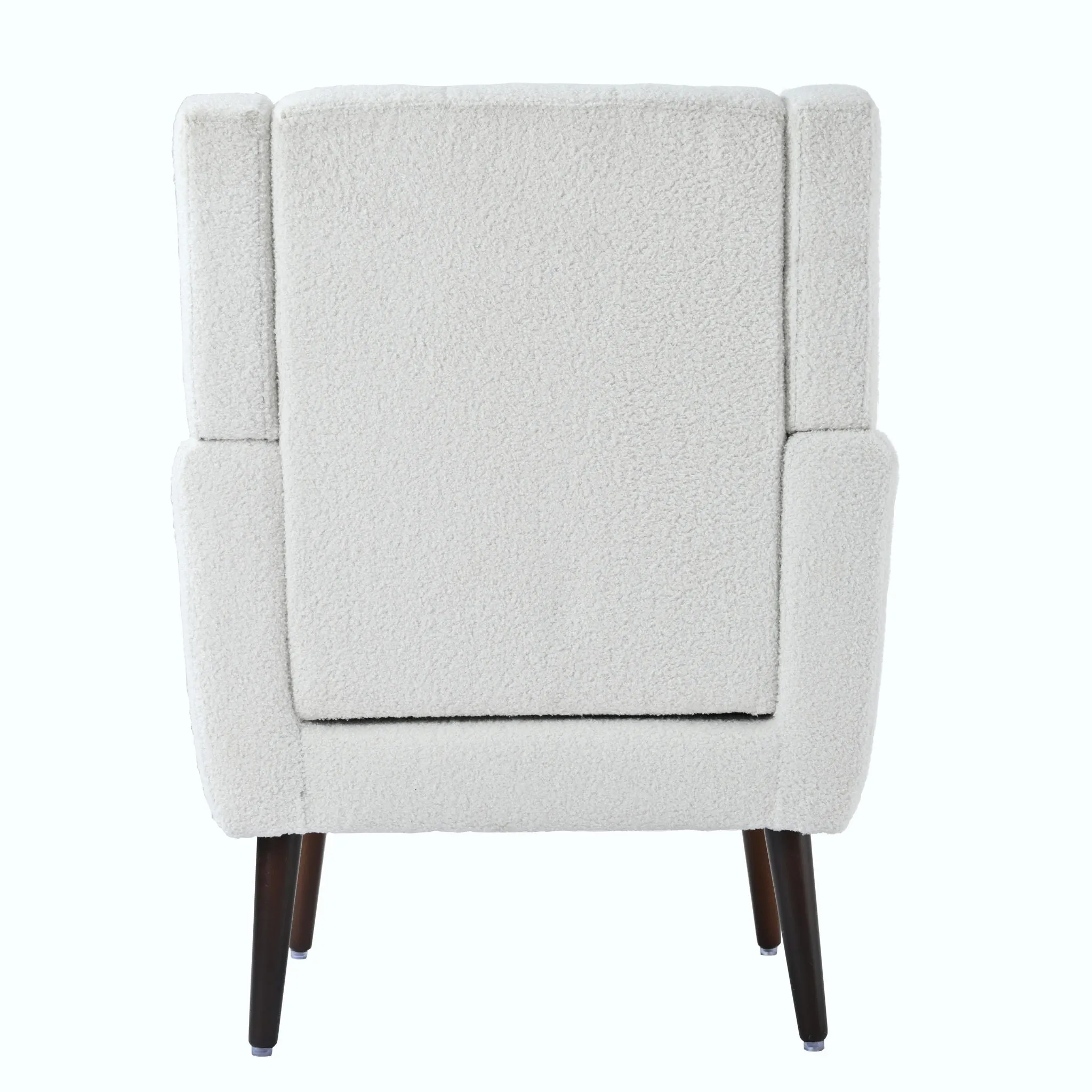 Room, Arm Lounge For Pillow, Chair Armchair, Comfy Wood Powerful Upholstered Mordern With Bedroom, Padded Site-wide sale Modern Leg Space, Chenille Chair, Soft Chairs In Accent Small Living Solid