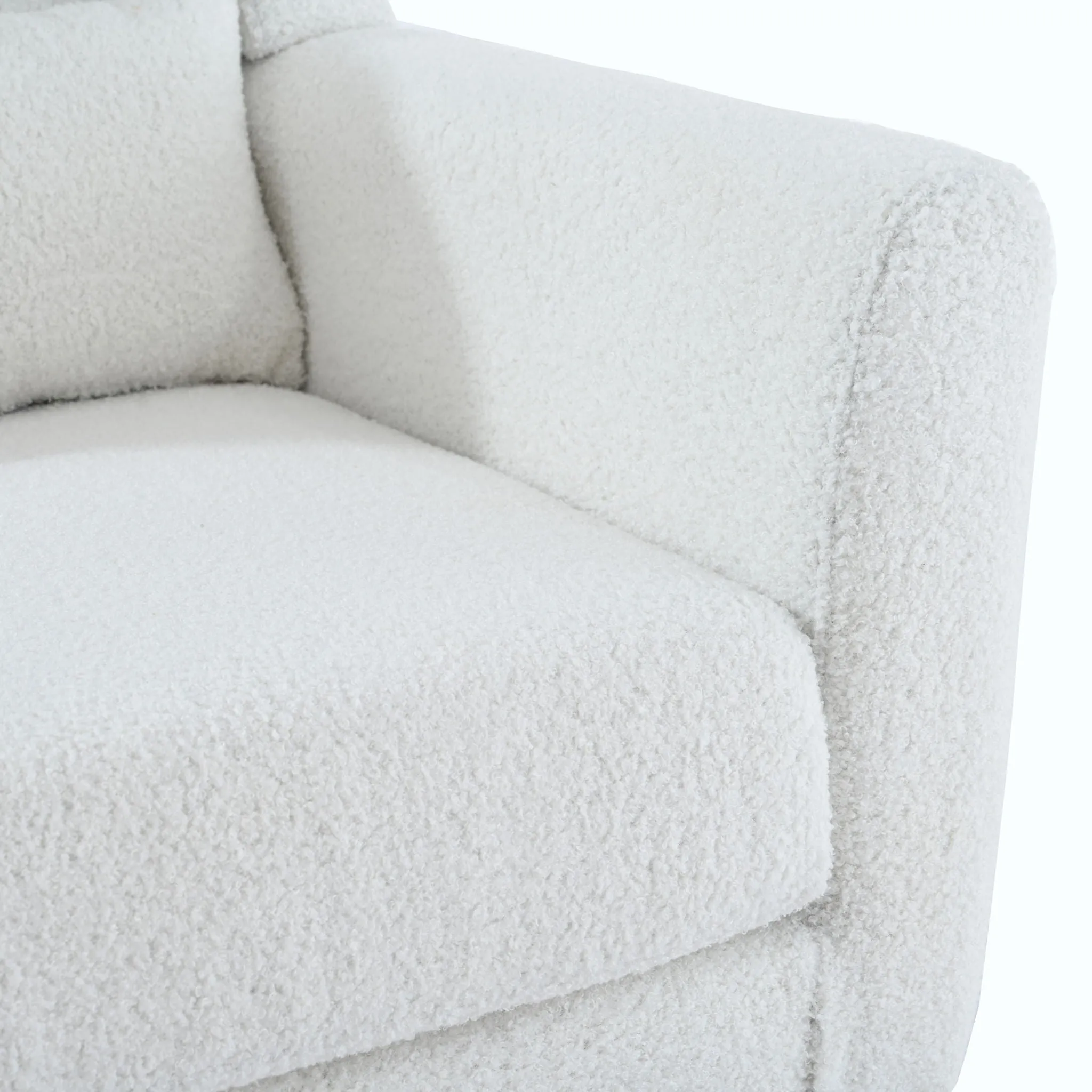 Room, Arm Lounge For Pillow, Chair Armchair, Comfy Wood Powerful Upholstered Mordern With Bedroom, Padded Site-wide sale Modern Leg Space, Chenille Chair, Soft Chairs In Accent Small Living Solid