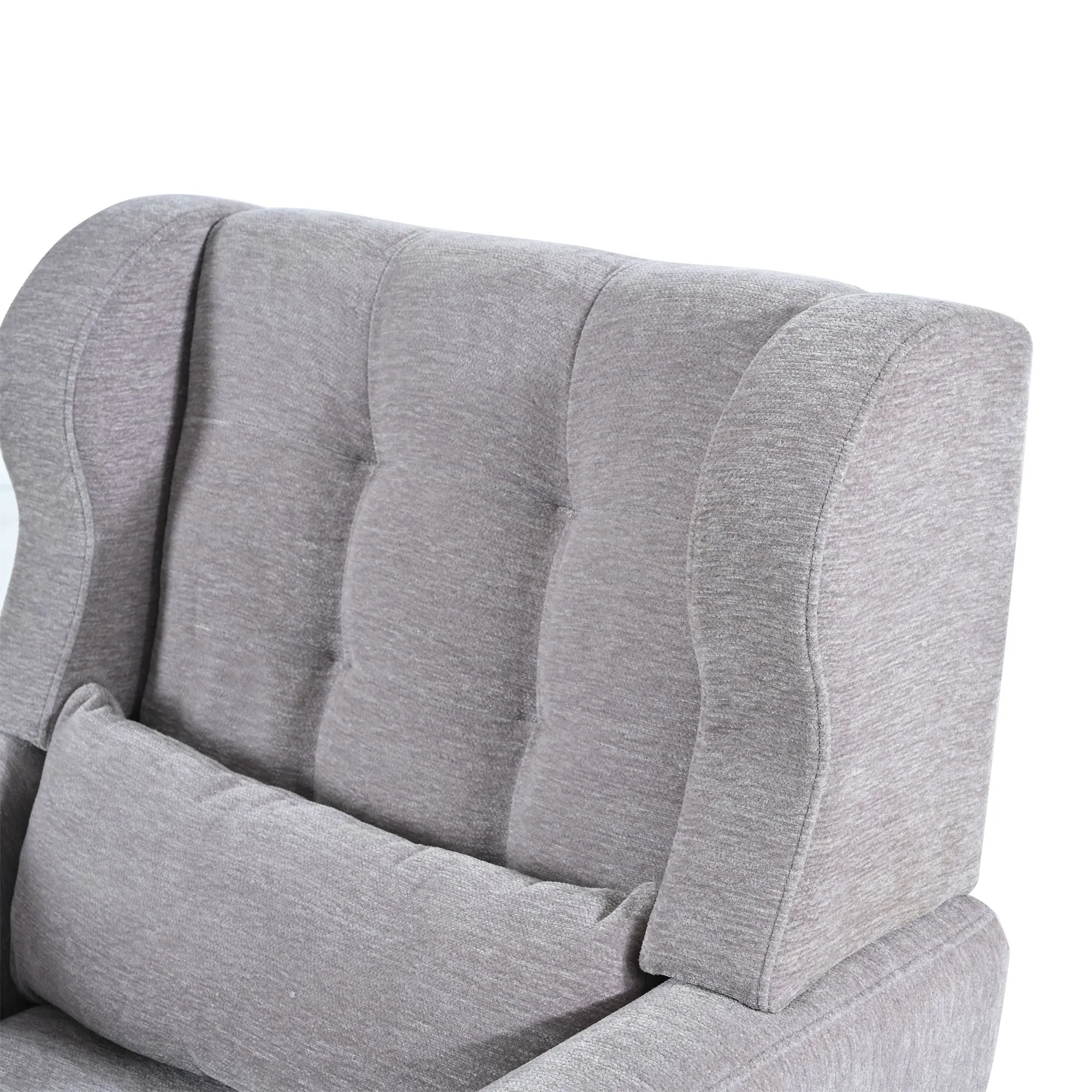 Room, Arm Lounge For Pillow, Chair Armchair, Comfy Wood Powerful Upholstered Mordern With Bedroom, Padded Site-wide sale Modern Leg Space, Chenille Chair, Soft Chairs In Accent Small Living Solid