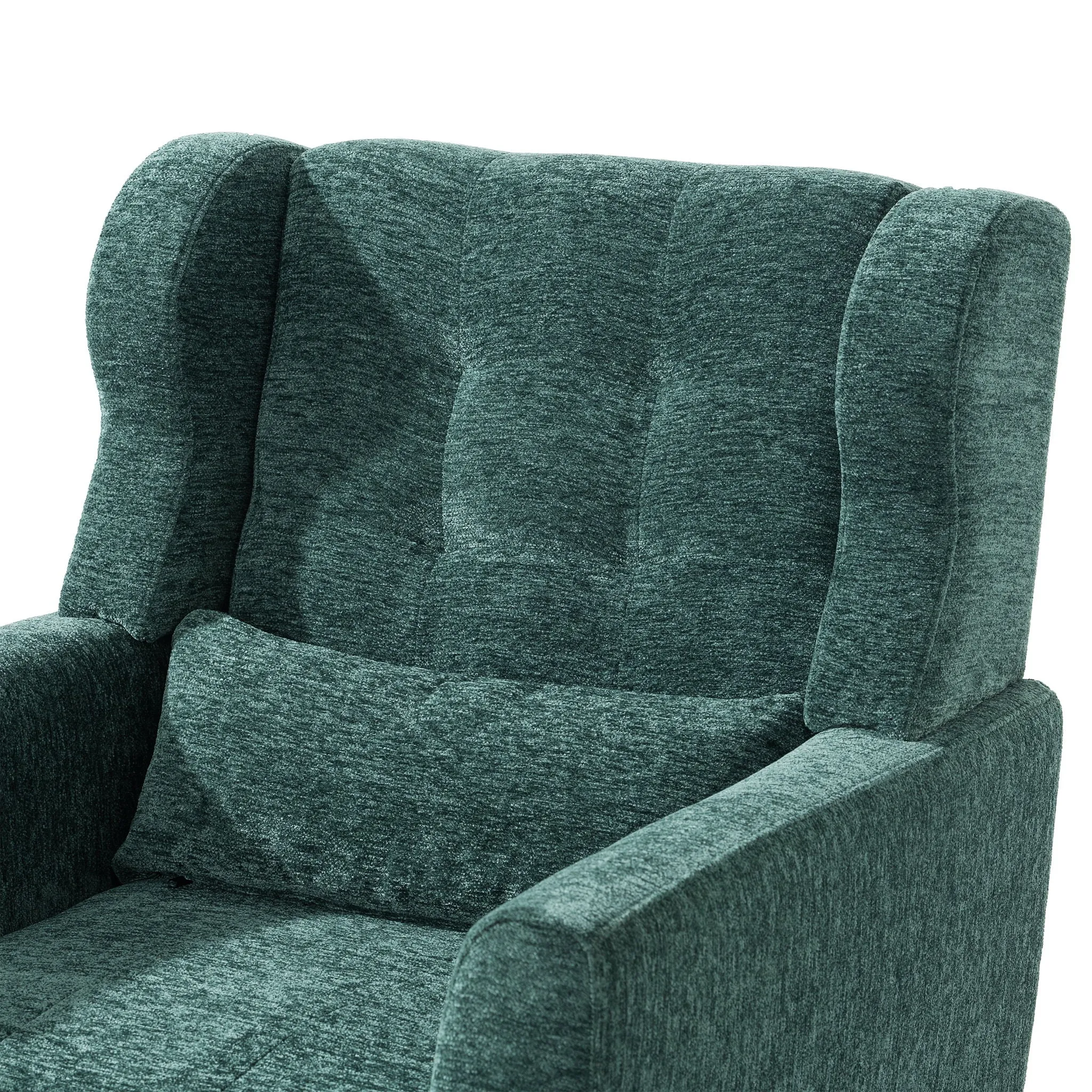 Room, Arm Lounge For Pillow, Chair Armchair, Comfy Wood Powerful Upholstered Mordern With Bedroom, Padded Site-wide sale Modern Leg Space, Chenille Chair, Soft Chairs In Accent Small Living Solid