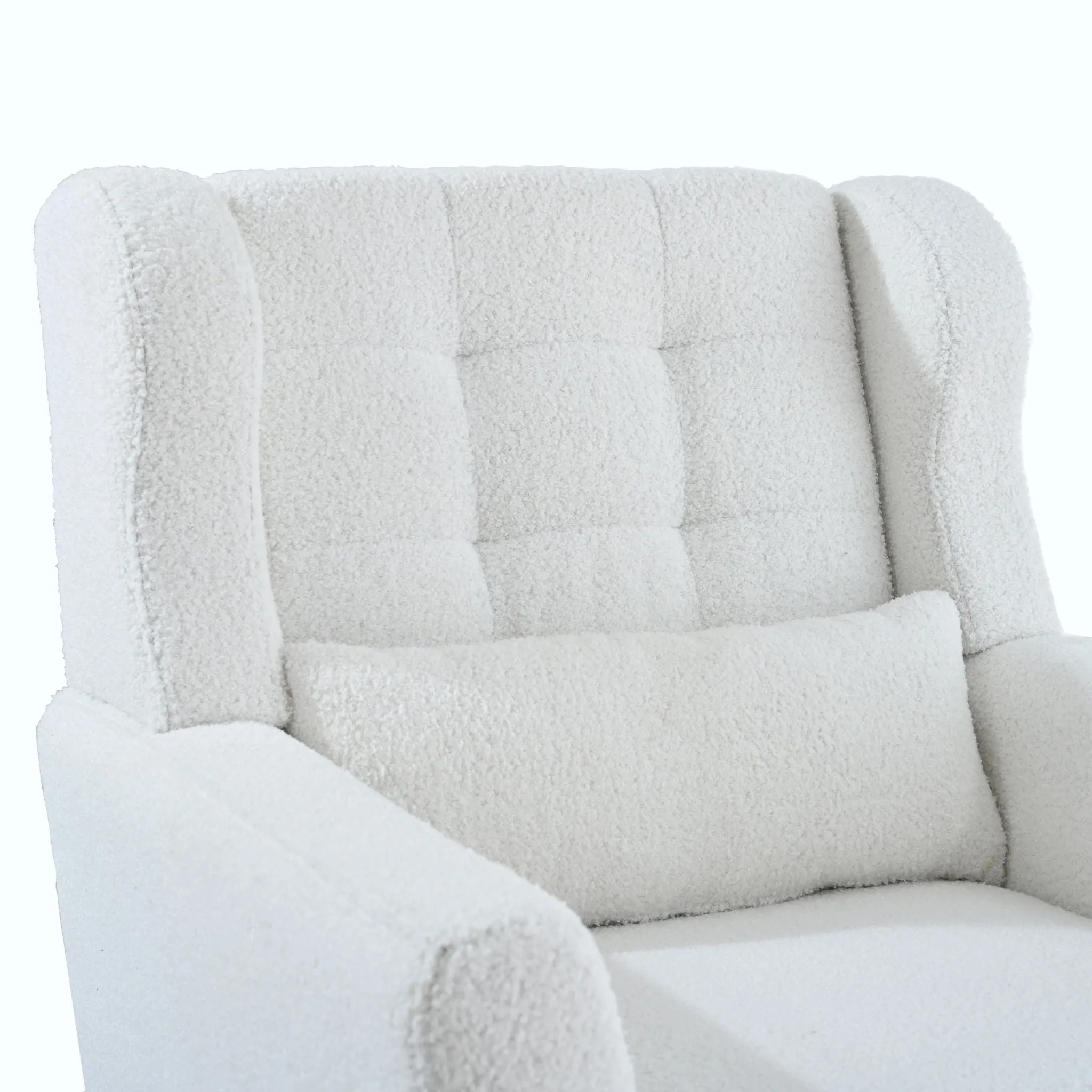 Room, Arm Lounge For Pillow, Chair Armchair, Comfy Wood Powerful Upholstered Mordern With Bedroom, Padded Site-wide sale Modern Leg Space, Chenille Chair, Soft Chairs In Accent Small Living Solid