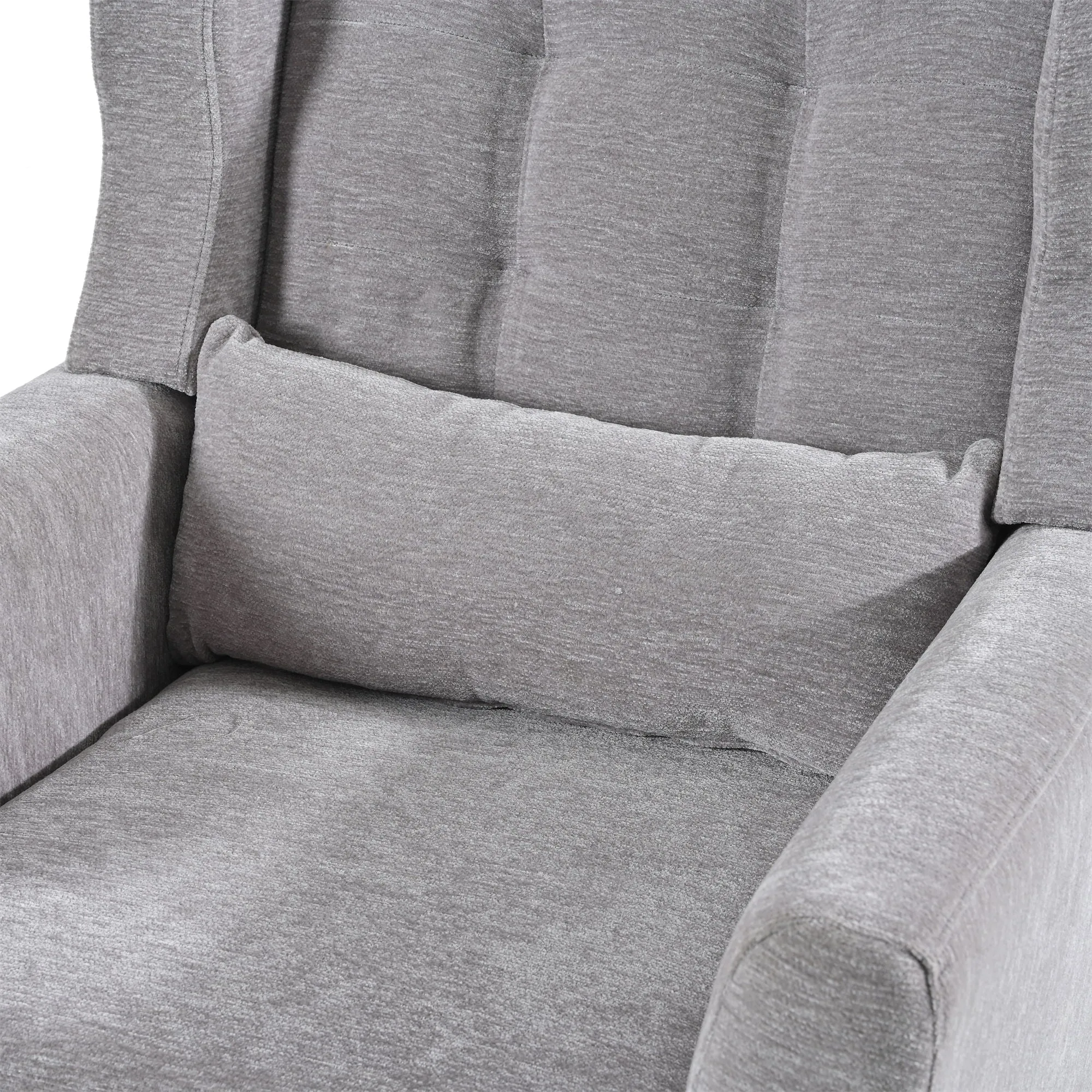 Room, Arm Lounge For Pillow, Chair Armchair, Comfy Wood Powerful Upholstered Mordern With Bedroom, Padded Site-wide sale Modern Leg Space, Chenille Chair, Soft Chairs In Accent Small Living Solid