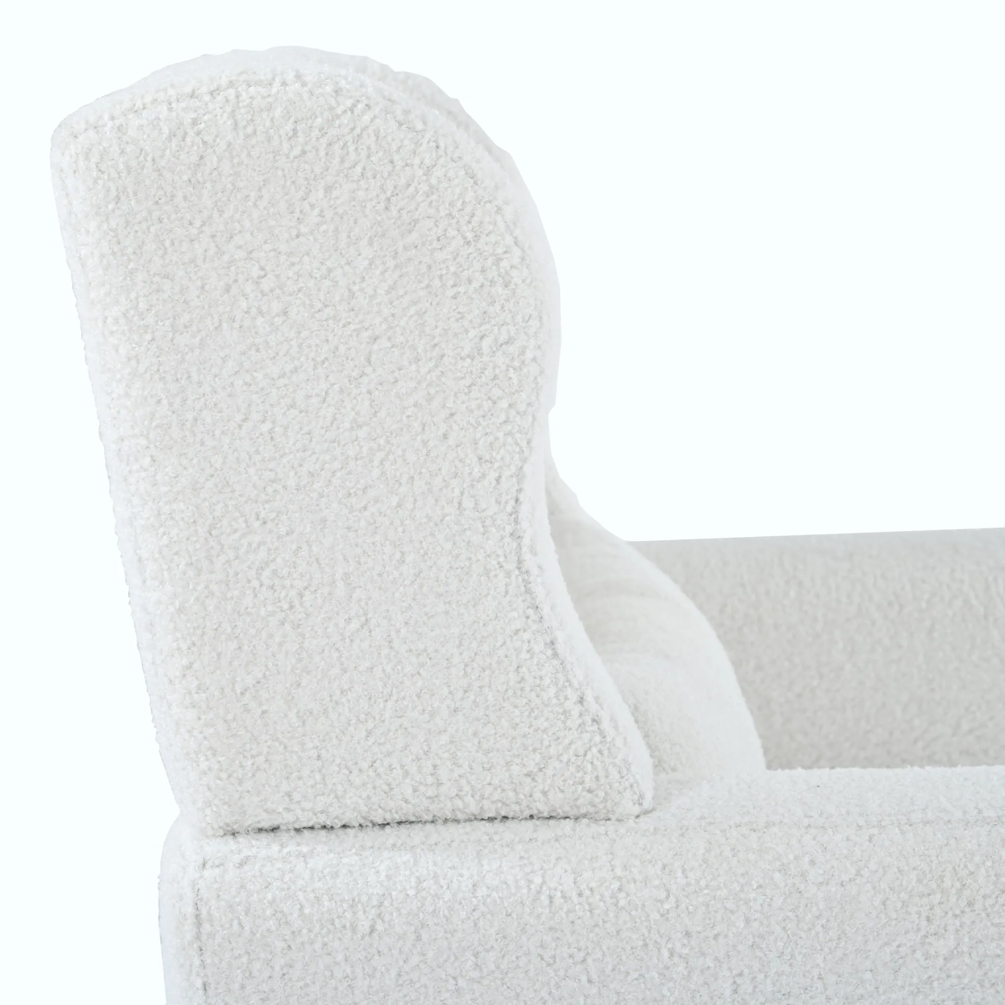 Room, Arm Lounge For Pillow, Chair Armchair, Comfy Wood Powerful Upholstered Mordern With Bedroom, Padded Site-wide sale Modern Leg Space, Chenille Chair, Soft Chairs In Accent Small Living Solid