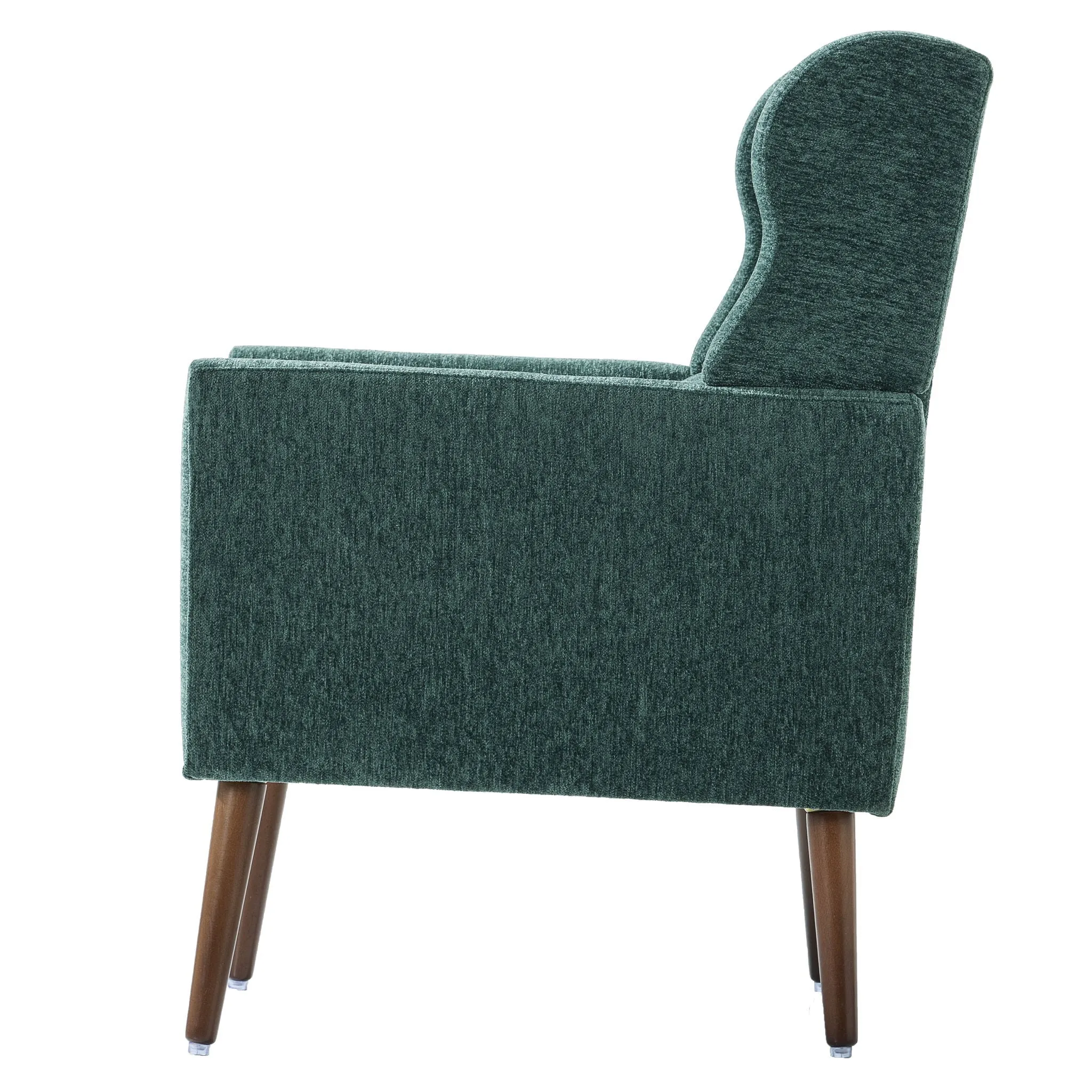 Room, Arm Lounge For Pillow, Chair Armchair, Comfy Wood Powerful Upholstered Mordern With Bedroom, Padded Site-wide sale Modern Leg Space, Chenille Chair, Soft Chairs In Accent Small Living Solid