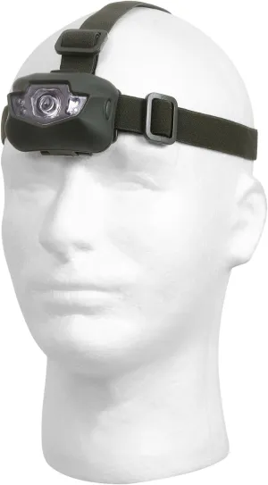 Rothco 5 Bulb LED Headlamp - Bright Head Lamp for Outdoor Camping Emergency Usage (Olive Drab)
