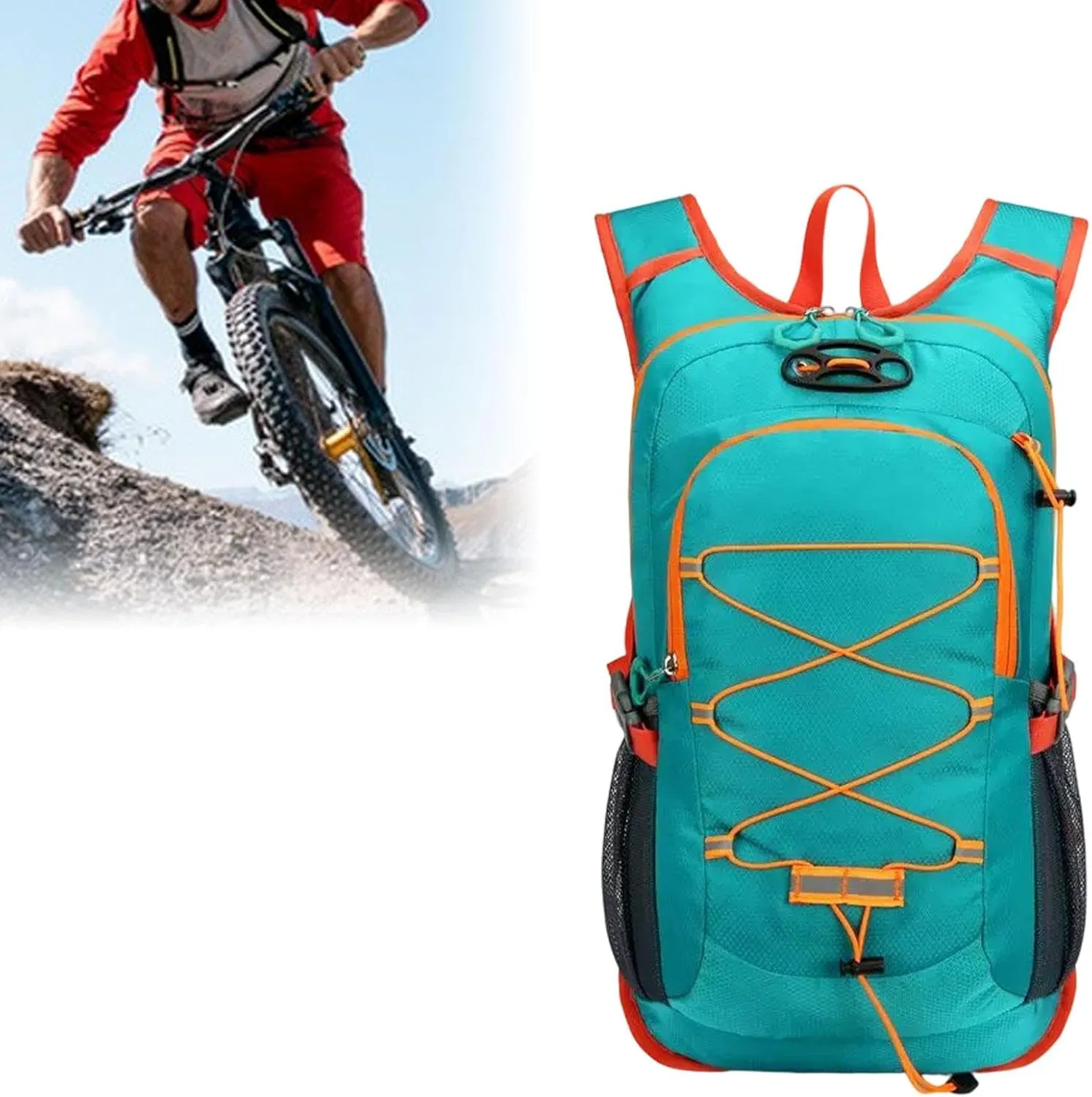 Running Backpack Hiking Rucksack Portable Sports Hydration Pack Hydration Backpack for Mountain Climbing Camping Trekking