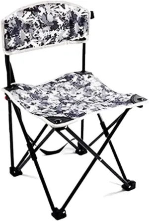 RUVOO Camping Chair Folding Chairs Lawn Chairs Folding Backrest Chair Lightweight Portable Small Stool Padded Seat for Camping Garden Trips Folding Chair Camp Chair Moon Chair (Color : OneColor)