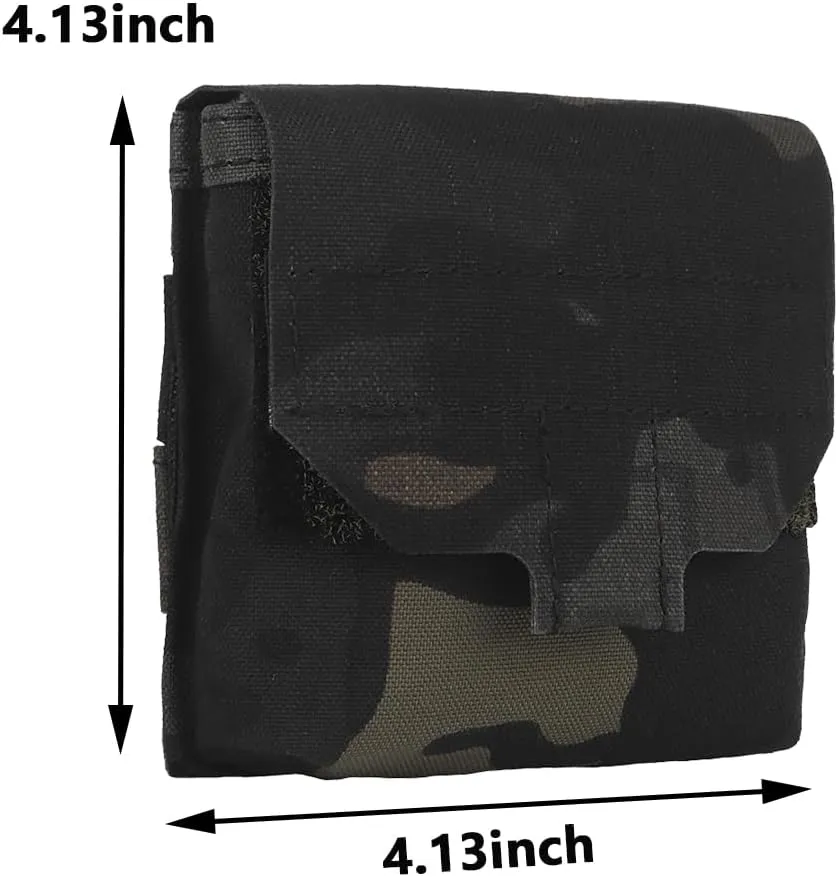 SABADO Tactical Mini Molle Utility Pouch Essential Medical IFAK Pouch General Purpose Micro GP Pouch Flashlight Earplug Holder EDC Gear