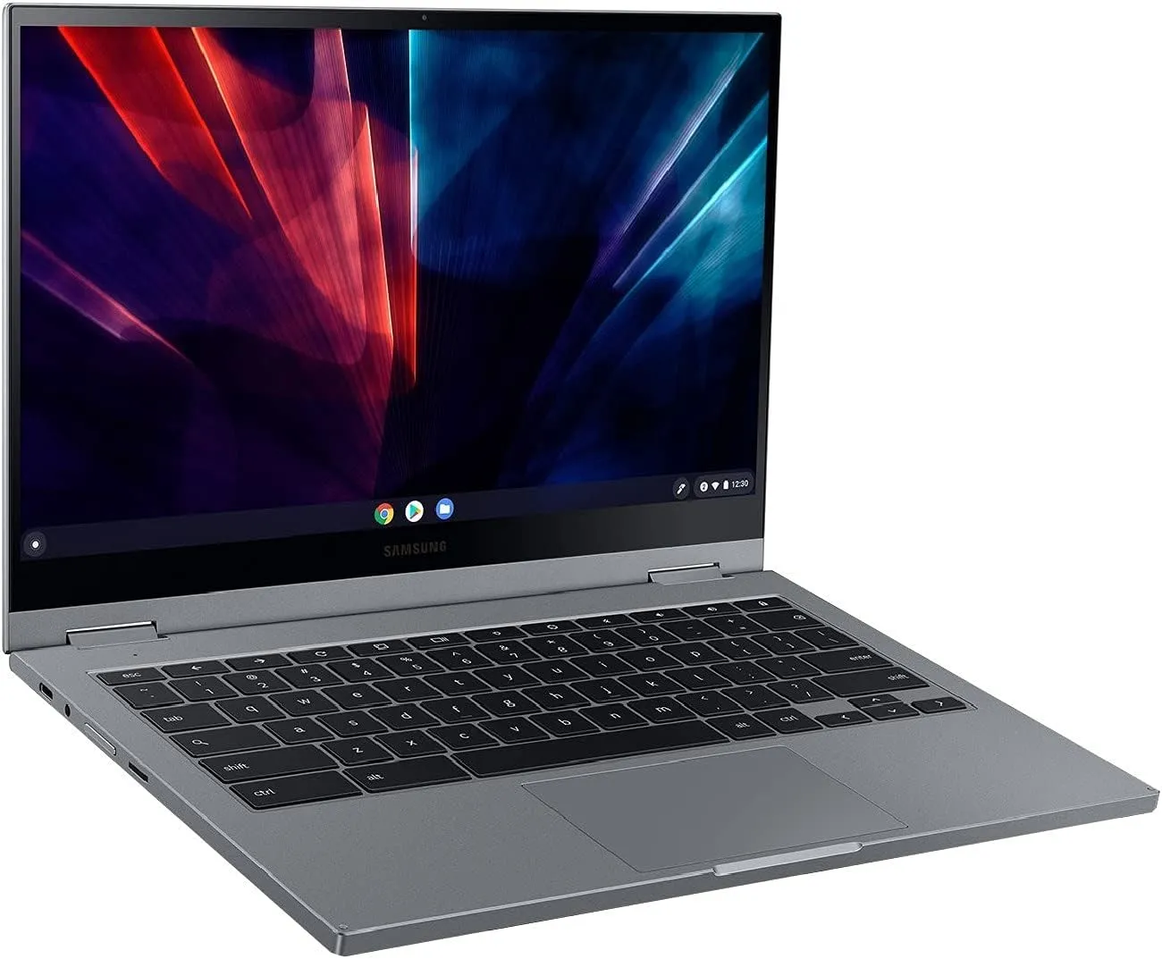 Samsung Electronics Galaxy Chromebook 2, 13.3” Intel Core i3-Processor, 128GB, 8GB RAM, Mercury Grey (2021 Model) - XE530QDA-KB1US