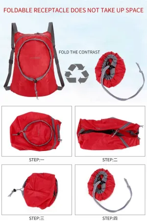 Scotry Ultra Lightweight Packable Travel Backpack, Man Women Foldable Handy Daypack for Camping Outdoor Hiking Cycling (White)