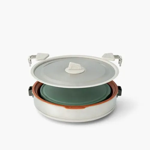Sea to Summit Detour Essentials Camp Kitchen Kit - 5L Pot, Colander and cutting board set