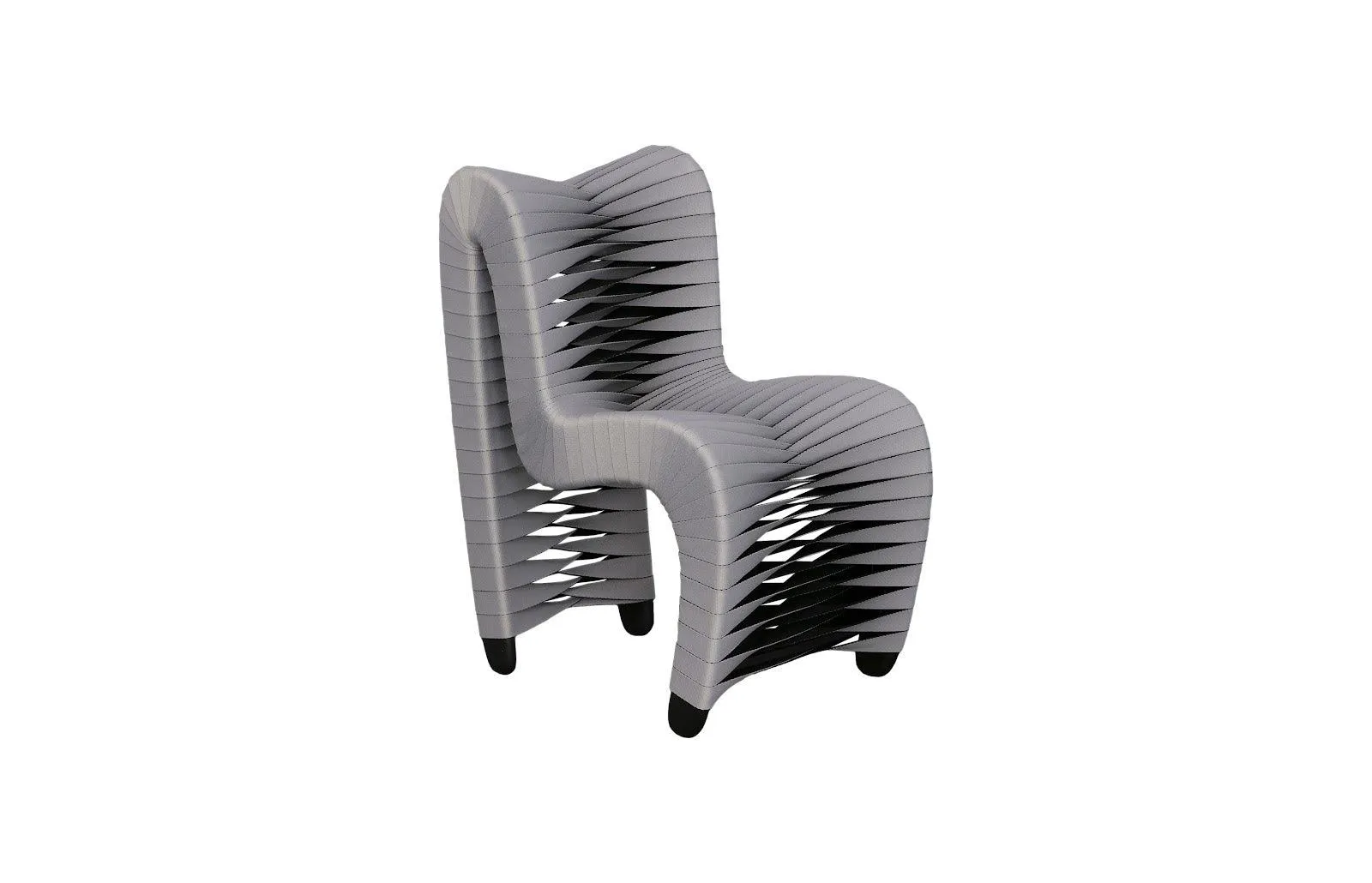 Seat Belt Chair Kid Sized, Gray