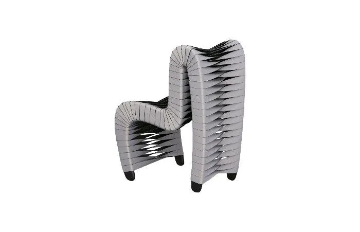 Seat Belt Chair Kid Sized, Gray