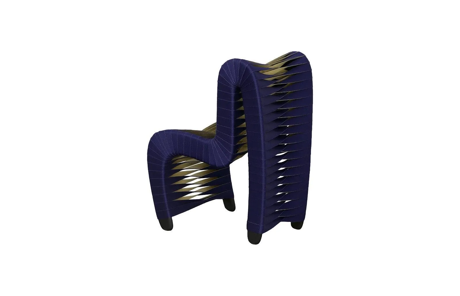 Seat Belt Chair Kid Sized, Navy
