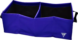 Seattle Sports Collapsible Square Pack Sink Dual Dish Wash Basin for Camping, Outfitter Class, Double Basin, 25 Liter, Blue