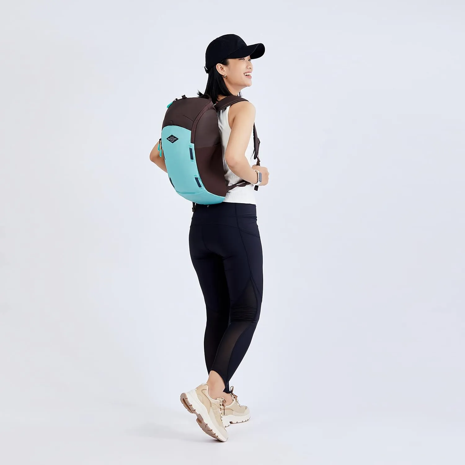 Sherpani Switch, 15L Lightweight Travel Hiking Backpack, Backpack Purse for Women, Fits 13 Inch Laptop (Seagreen)