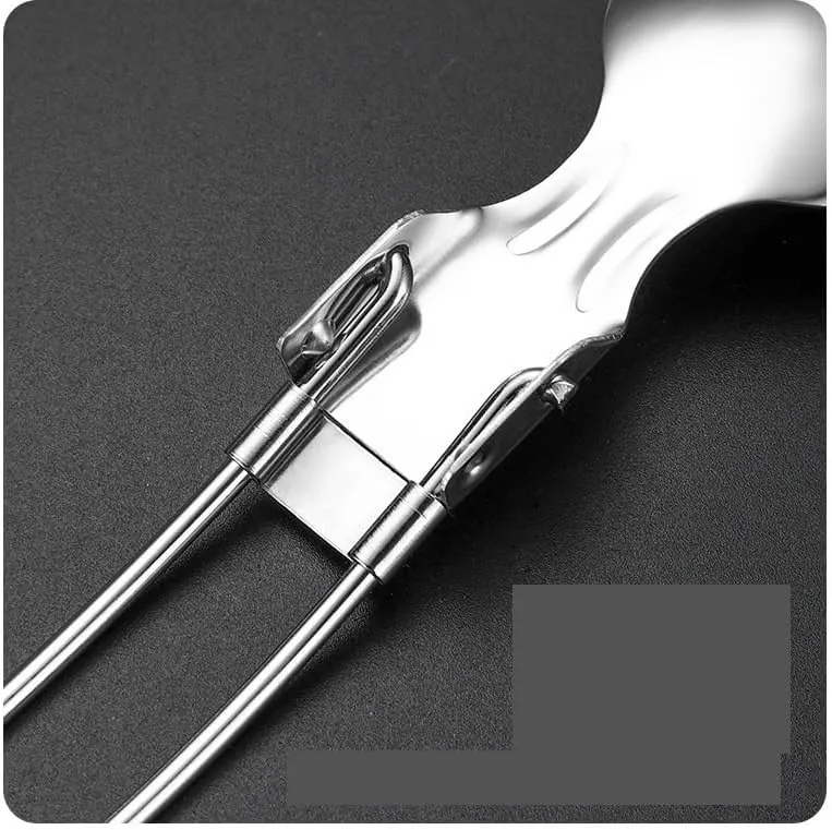 Silverware Flatware Set, 3/12/18/24/30/36 Pieces 304 Stainless Steel Folding Tableware Knife, Fork And Spoon Set Outdoor Picnic Camping Portable Tableware Foldable Spoon(Green,12 Pieces for