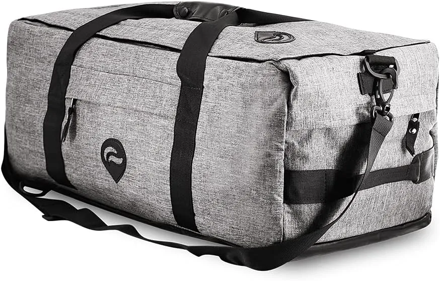 Skunk Hybrid Backpack/Duffle Gray - Smell Proof - Water Resistant US Patent Number D819327