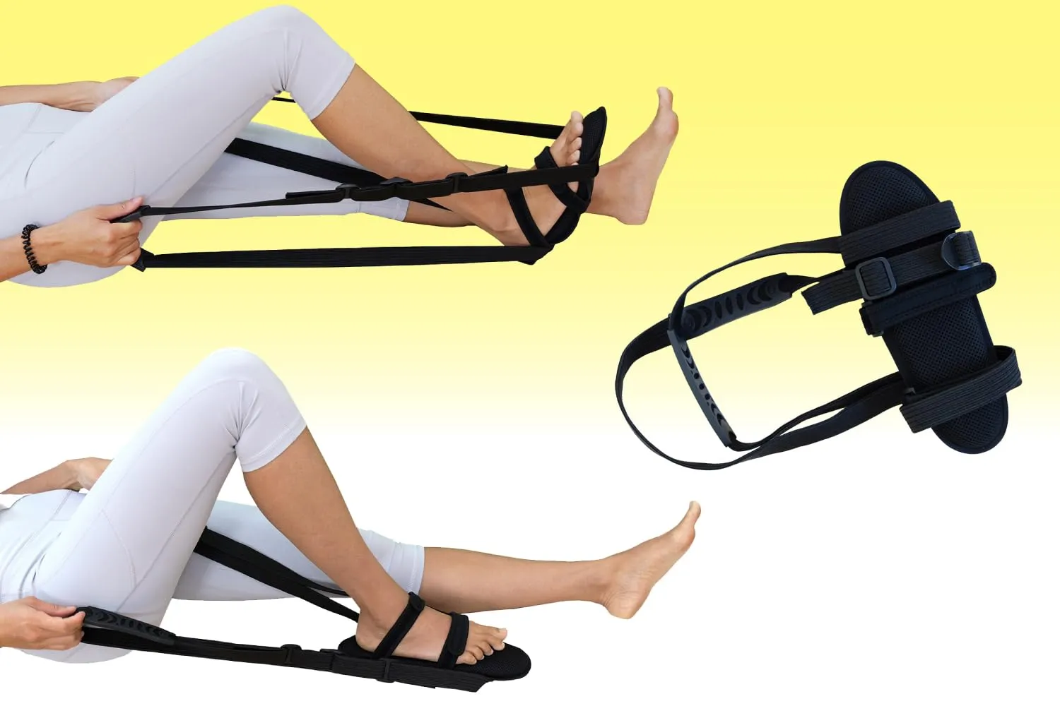 Skwoosh LegEx for knee replacement surgery rehabilitation recovery and mobility, exercise aid for strength and flexibility (Small)