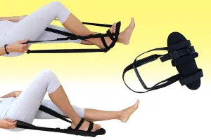 Skwoosh LegEx for knee replacement surgery rehabilitation recovery and mobility, exercise aid for strength and flexibility (Small)