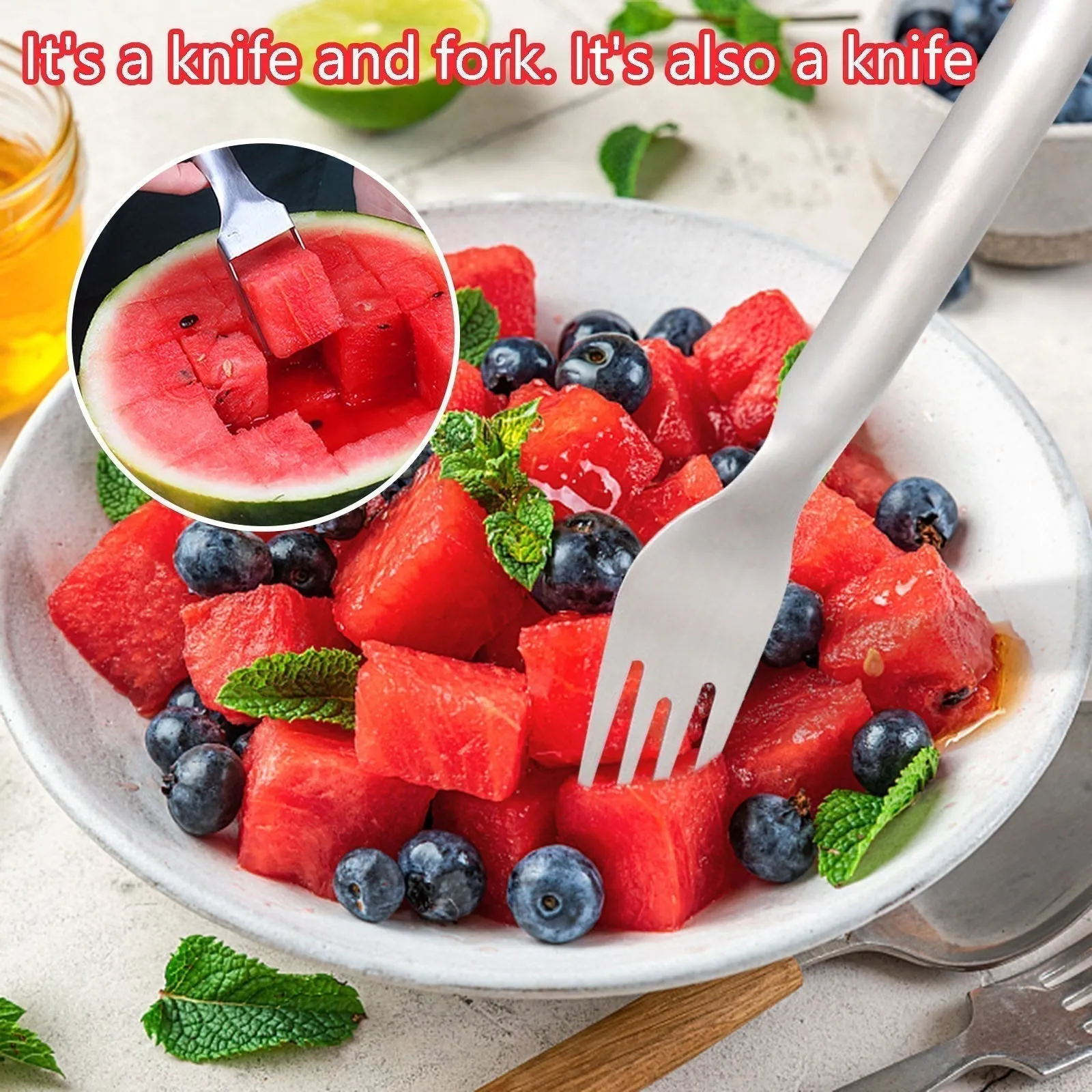SliceMate™ 2-in-1 Fruit Slicer