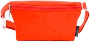 Small Suede Fanny Packs for Women – 80s/90s Slim Bum Bag – Unisex Crossbody Waist Belt Bag for Travel, Festivals, Sports & Daily Use – Hip Belt Bag for Women | Faux Suede Red