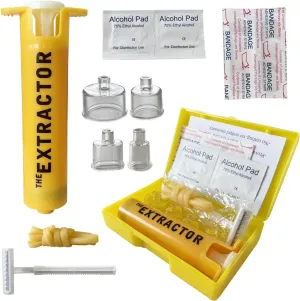 Snake Bite Insect Bug Bee Sting Kit, Venom Extractor Suction Pump Kit Tool, Bite and Sting First Aid for Hiking, Poison Remover, Safety Fast Emergency for Hiking Backpacking and Camping