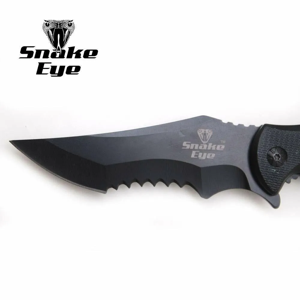 Snake Eye Tactical Two Tone Heavy Duty Folding Pocket Knife