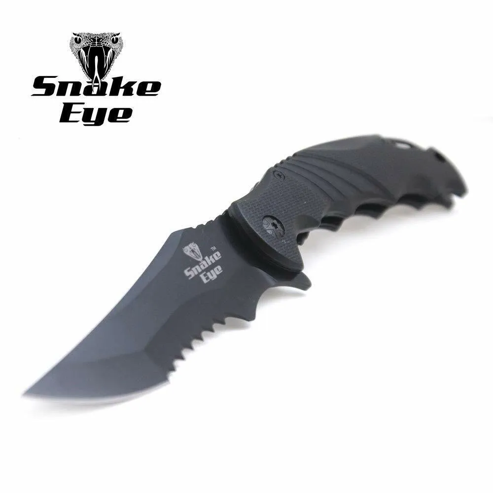 Snake Eye Tactical Two Tone Heavy Duty Folding Pocket Knife