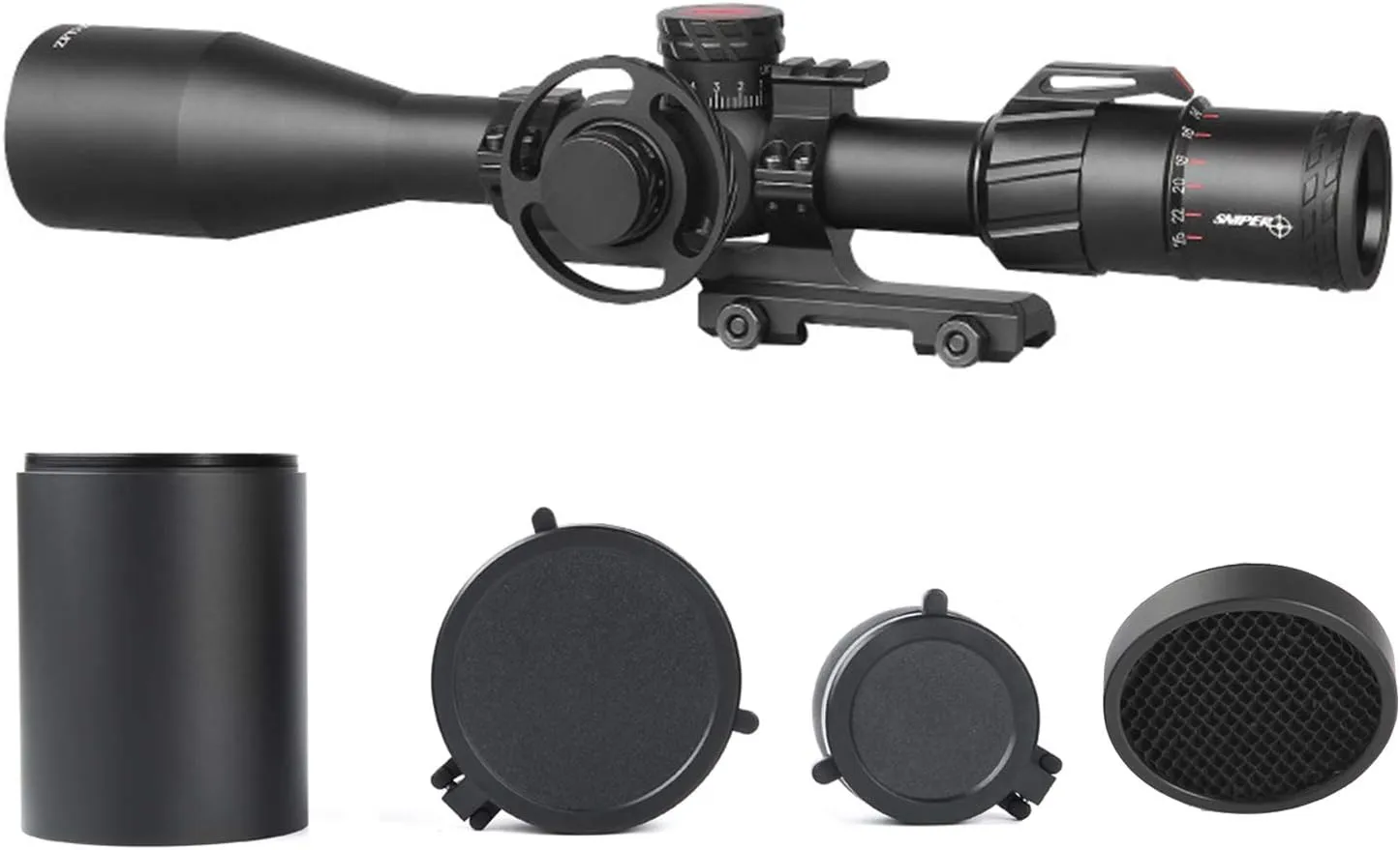 Sniper ZT 5-25x50 FFP First Focal Plane (FFP) Scope with Red/Green Illuminated Reticle