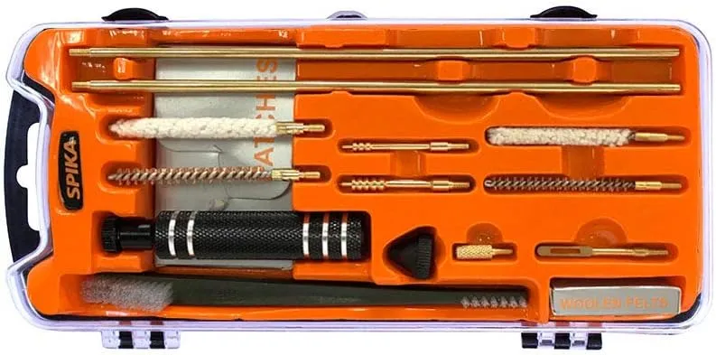 SPIKA Compact Shotgun/Airgun/Rifle & Pistol Cleaning Kit - 12 Gauge