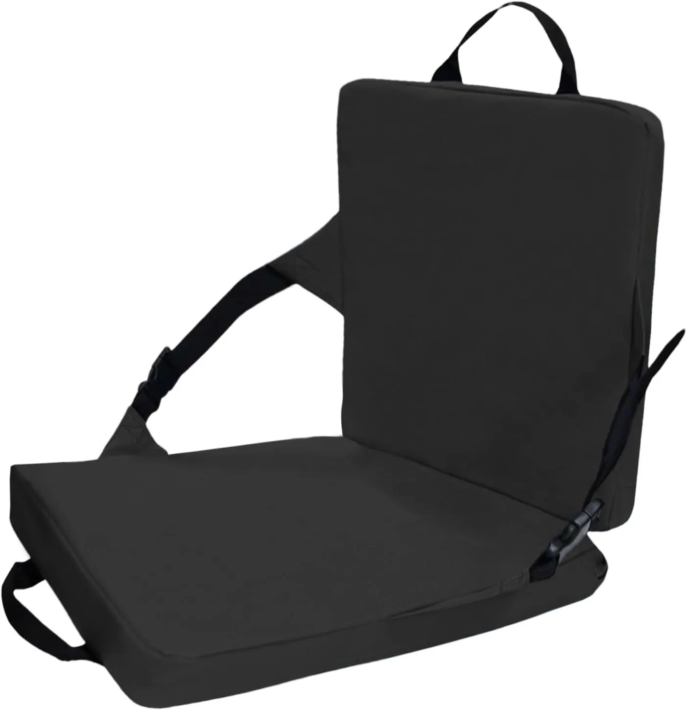 Stadium Chair - Padded Stadium Seat, Seat for Bleachers, Foldable Camping Chair with Back Support, Folding Bleacher Portable Seat Cushion for Bleachers with Back Support