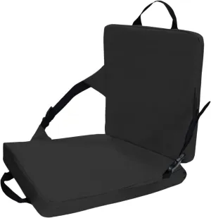 Stadium Chair - Padded Stadium Seat, Seat for Bleachers, Foldable Camping Chair with Back Support, Folding Bleacher Portable Seat Cushion for Bleachers with Back Support