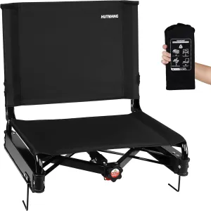 Stadium Seats for Bleachers with Back Support,Stadium Seating for Bleachers with Comfy Padded Active Foam Backs,Portable Folding Stadium Chair with Shoulder Strap,Bleacher Chairs with Back