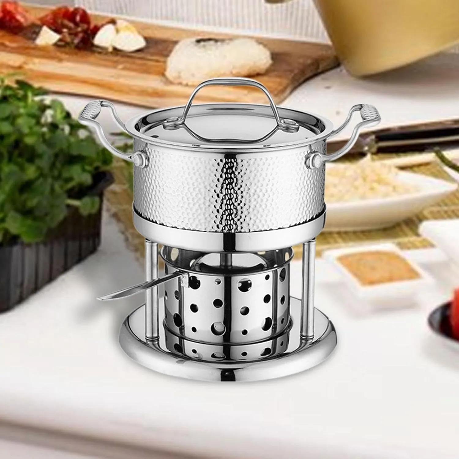 Stainless Steel Outdoor Cooking Kit for Campers and Hikers B(A)