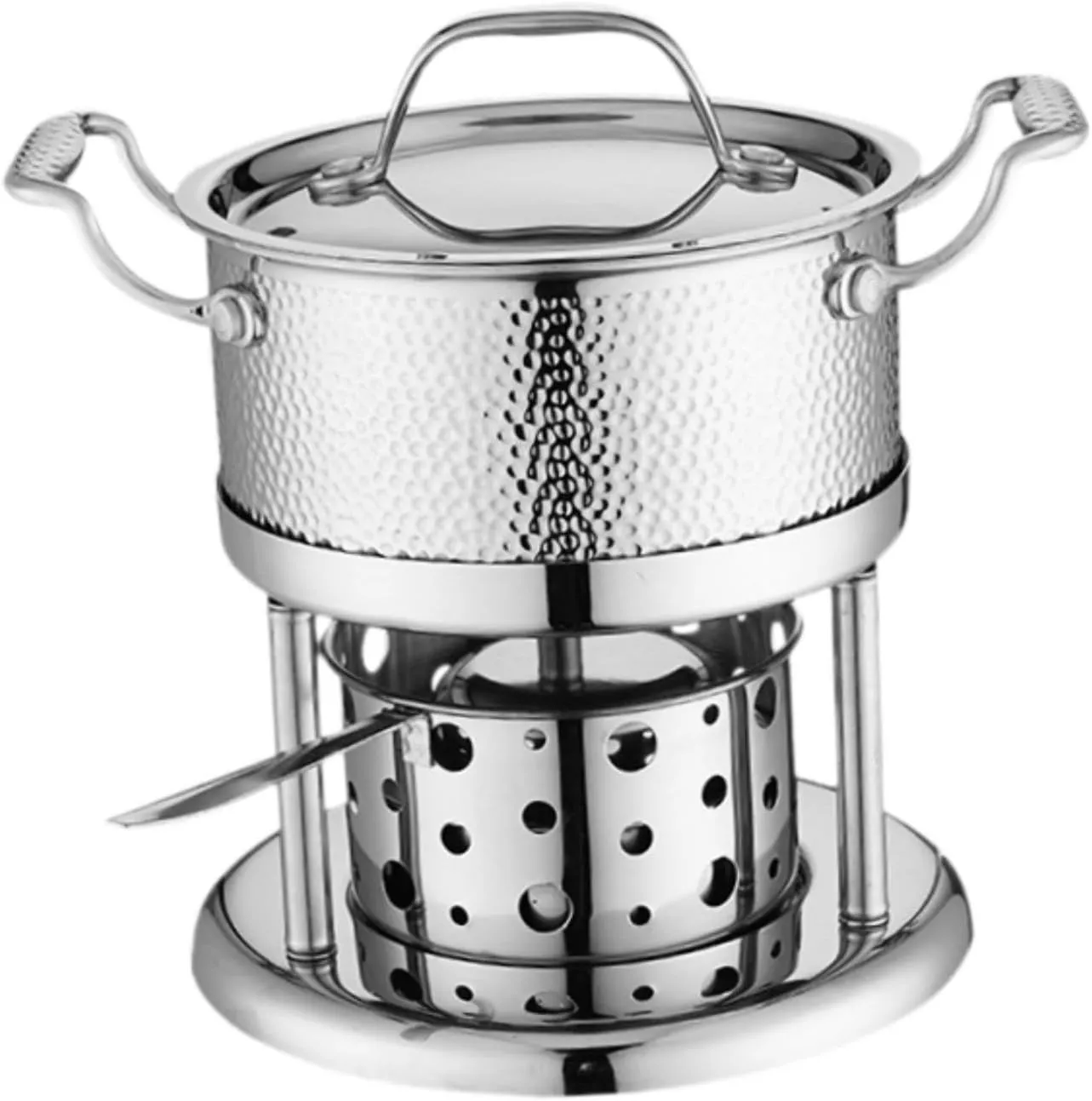 Stainless Steel Outdoor Cooking Kit for Campers and Hikers B(A)