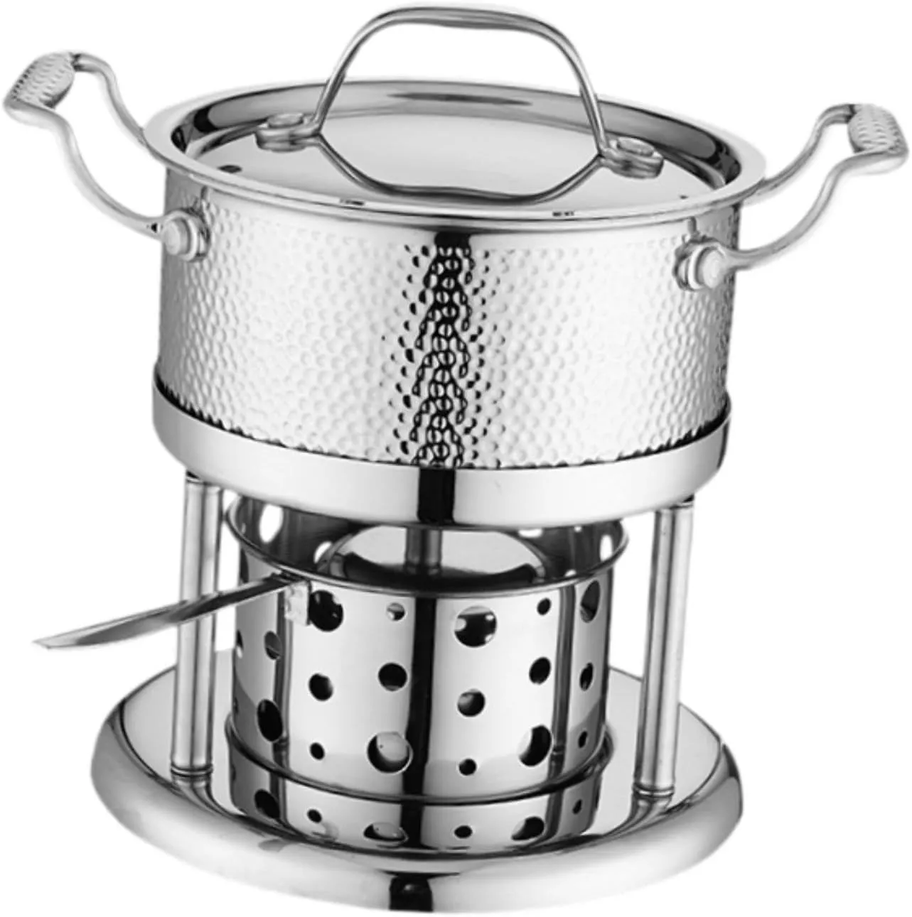 Stainless Steel Outdoor Cooking Kit for Campers and Hikers B(A)