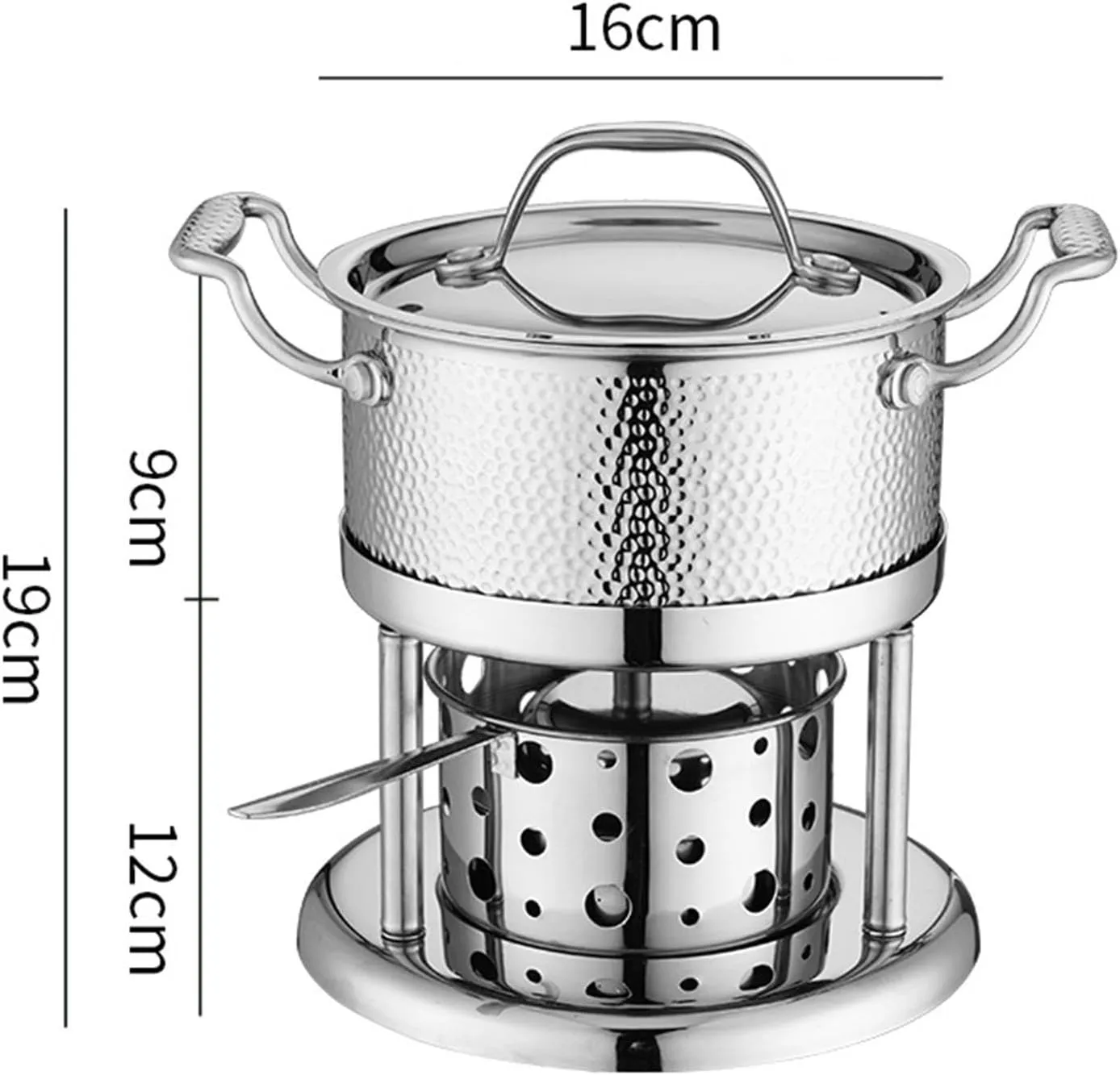 Stainless Steel Outdoor Cooking Kit for Campers and Hikers B(A)
