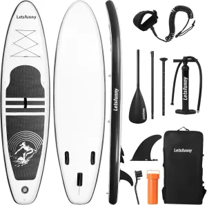 Stand Up Paddle Board, 10' Inflatable Paddleboard with Bag & Sup Accessories, Non-Slip Comfort Deck for Adults & Youth