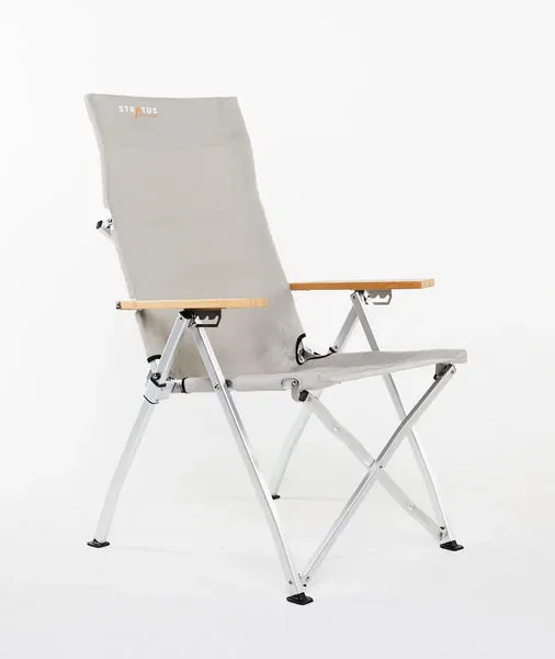 Stratus Outdoors All Day Camp Chair - Stone Grey