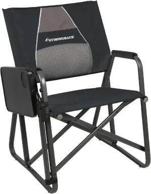 STRONGBACK Outdoors Director Chair - Portable Camping Chair with Lumbar Support - Heavy-Duty and Foldable