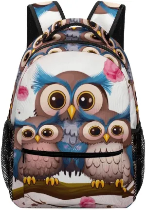 Stylish Backpack, Cute Owls Print Durable Backpack Travel Backpack Hiking Backpack Ergonomic Backpack Comfortable Backpack