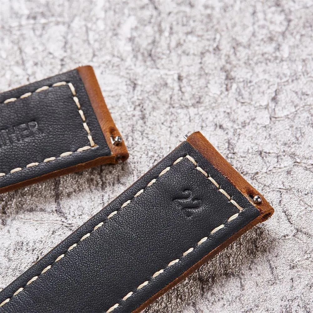 Suitable for Peina's Quick Detachable Watch Strap, Retro Rough Wild Watch Strap, 22mm
