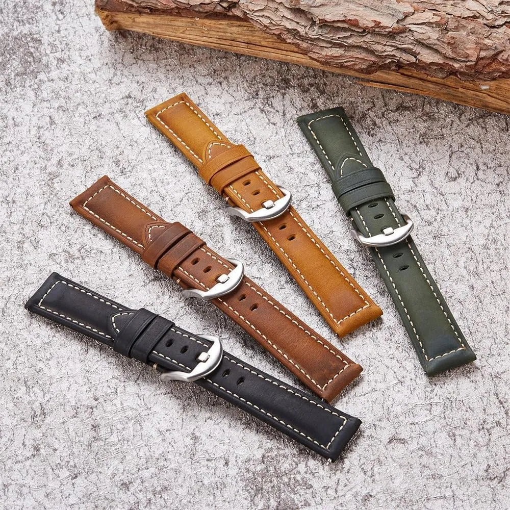 Suitable for Peina's Quick Detachable Watch Strap, Retro Rough Wild Watch Strap, 22mm