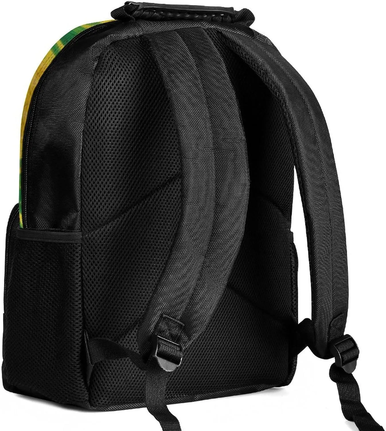 Supdreamc Men Women Lightweight Hawaiian Tropical Pineapple Art Backpack Large Capacity Bookbag With Smooth Zippers for Gym Business Running