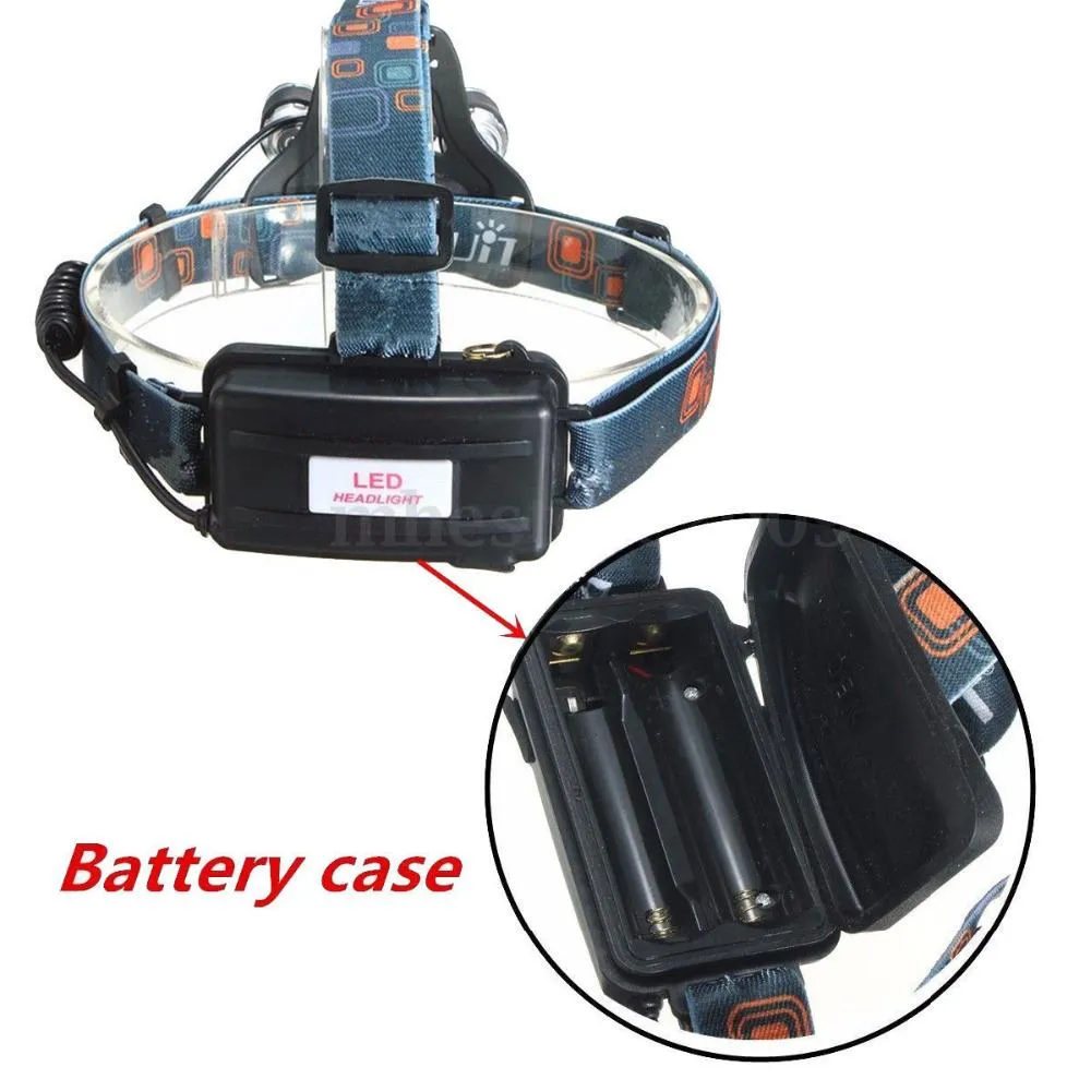 Super Bright Triple LED Headlamp (WATERPROOF & RECHARGEABLE)