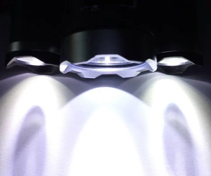 Super Bright Triple LED Headlamp (WATERPROOF & RECHARGEABLE)